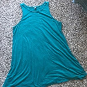 Sleeveless Teal Dress